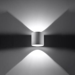 Wall Lamp Orbis 1 White Single Wall Lights Great Lighting UK Ltd