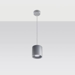 Pendant Lamp Orbis 1 Grey Modern Single Pendants Great Lighting UK Ltd