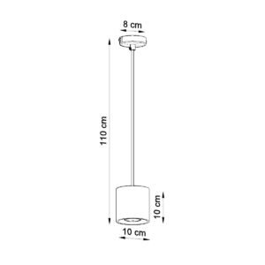 Pendant Lamp Orbis 1 White Modern Single Pendants Great Lighting UK Ltd