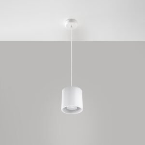 Pendant Lamp Orbis 1 White Modern Single Pendants Great Lighting UK Ltd