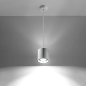 Pendant Lamp Orbis 1 White Modern Single Pendants Great Lighting UK Ltd