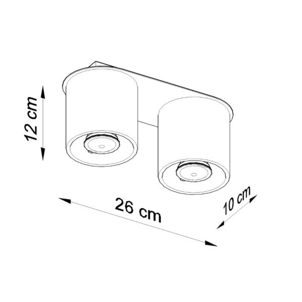 Ceiling Lamp Orbis 2 Black Modern Ceiling Lights Great Lighting UK Ltd