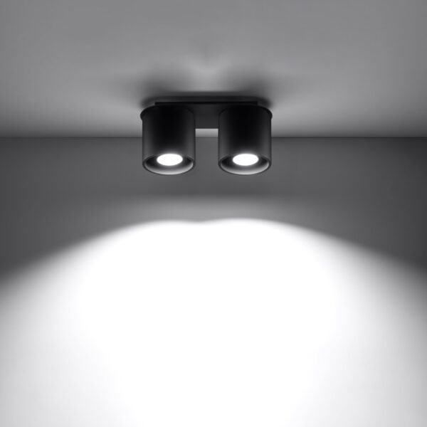 Ceiling Lamp Orbis 2 Black Modern Ceiling Lights Great Lighting UK Ltd