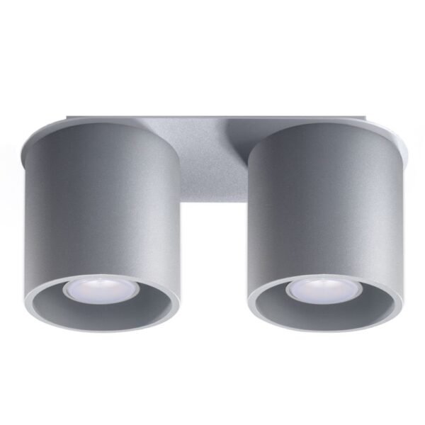 Ceiling Lamp Orbis 2 Grey Modern Ceiling Lights Great Lighting UK Ltd
