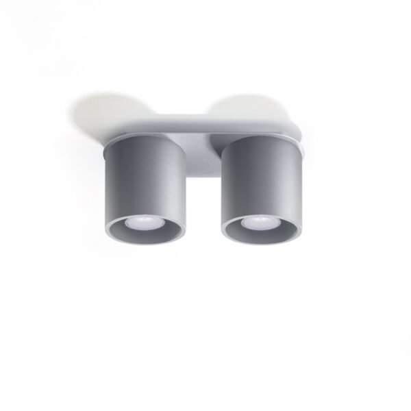 Ceiling Lamp Orbis 2 Grey Modern Ceiling Lights Great Lighting UK Ltd
