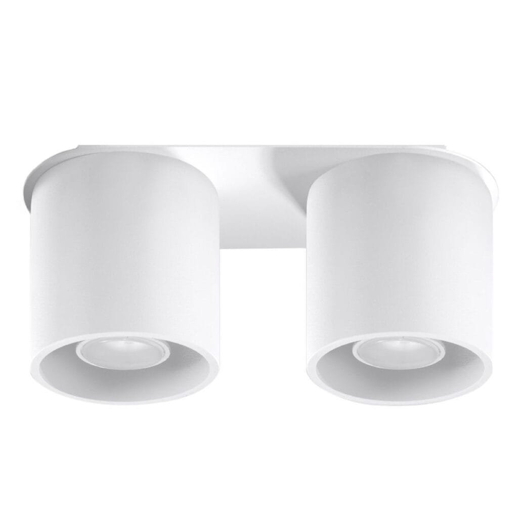 Orbis Twin Ceiling Downlight - White 2 Light Spotlight Great Lighting UK Ltd
