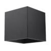 Wall Lamp Quad 1 Black Box Wall Lights Great Lighting UK Ltd