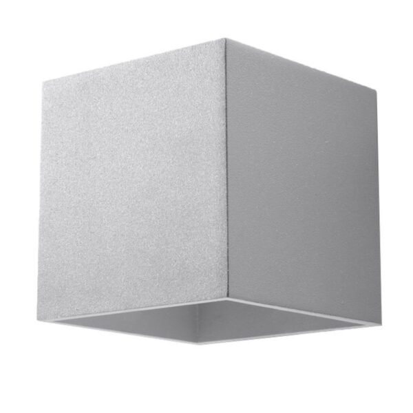 Wall Lamp Quad 1 Grey Modern Indoor Wall Lights Great Lighting UK Ltd