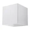 Quad Wall Light - Single / White Box Wall Lights Great Lighting UK Ltd