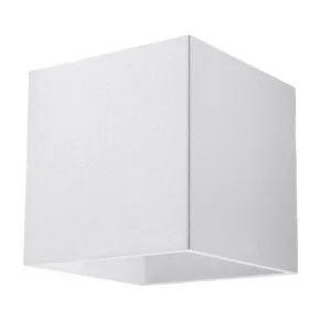 Quad Wall Light - Single / White Box Wall Lights Great Lighting UK Ltd