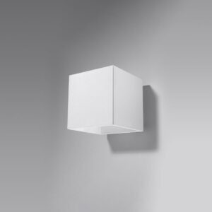 Quad Wall Light - Single / White Box Wall Lights Great Lighting UK Ltd