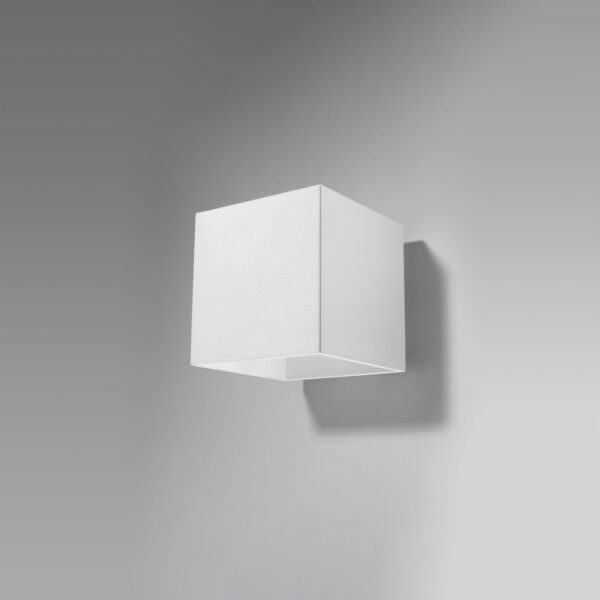Wall Lamp Quad 1 White Box Wall Lights Great Lighting UK Ltd