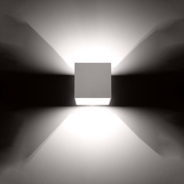 Wall Lamp Quad 1 White Box Wall Lights Great Lighting UK Ltd
