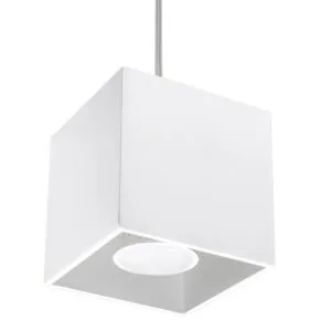 Quad Single Pendant - White Bedroom Pendant Lights Great Lighting UK Ltd