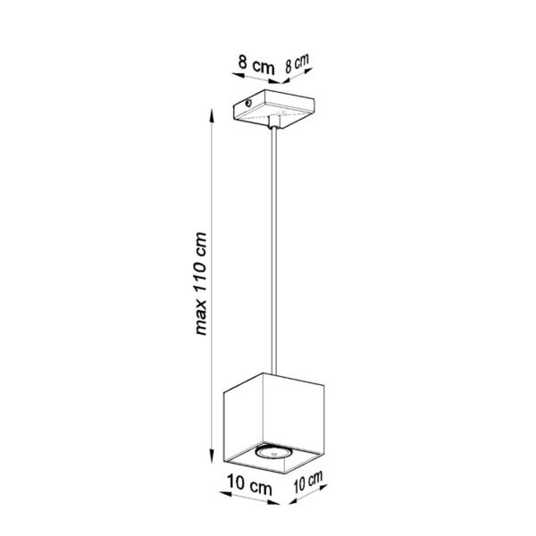 Pendant Lamp Quad 1 White - Image 5