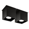 Ceiling Lamp Quad 2 Black Cluster Ceiling Lights Great Lighting UK Ltd