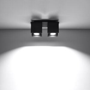 Ceiling Lamp Quad 2 Black Cluster Ceiling Lights Great Lighting UK Ltd