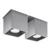 Ceiling Lamp Quad 2 Grey Cluster Ceiling Lights Great Lighting UK Ltd