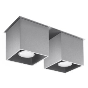 Ceiling Lamp Quad 2 Grey Cluster Ceiling Lights Great Lighting UK Ltd
