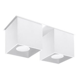 Ceiling Lamp Quad 2 White Modern Ceiling Lights Great Lighting UK Ltd