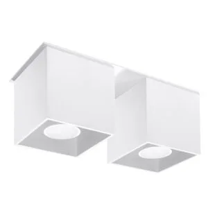 Quad Twin Ceiling Downlight - White Cluster Ceiling Lights Great Lighting UK Ltd