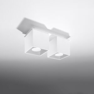 Ceiling Lamp Quad 2 White Cluster Ceiling Lights Great Lighting UK Ltd