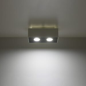 Ceiling Lamp Mono 2 White Cluster Ceiling Lights Great Lighting UK Ltd