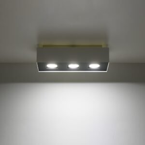 Ceiling Lamp Mono 3 White Cluster Ceiling Lights Great Lighting UK Ltd