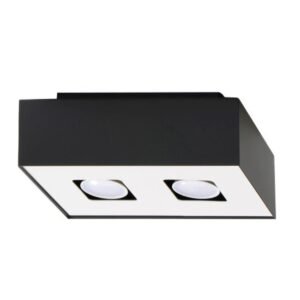 Ceiling Lamp Mono 2 Black Cluster Ceiling Lights Great Lighting UK Ltd