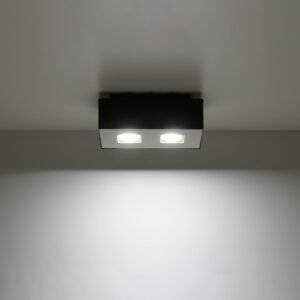 Ceiling Lamp Mono 2 Black Cluster Ceiling Lights Great Lighting UK Ltd