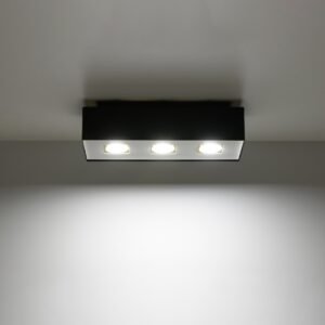 Ceiling Lamp Mono 3 Black Cluster Ceiling Lights Great Lighting UK Ltd