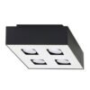 Ceiling Lamp Mono 4 Black Cluster Ceiling Lights Great Lighting UK Ltd