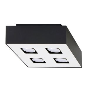 Ceiling Lamp Mono 4 Black Cluster Ceiling Lights Great Lighting UK Ltd
