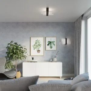 Wooden Ceiling Light Feniks Two Light Dark Wood Cluster Ceiling Lights Great Lighting UK Ltd