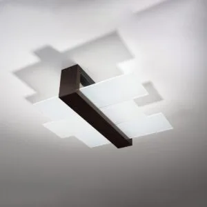 Wooden Ceiling Light Feniks Two Light Dark Wood Cluster Ceiling Lights Great Lighting UK Ltd
