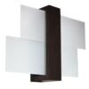 Wall Lamp Feniks 1 Dark Wood Single Wall Lights Great Lighting UK Ltd