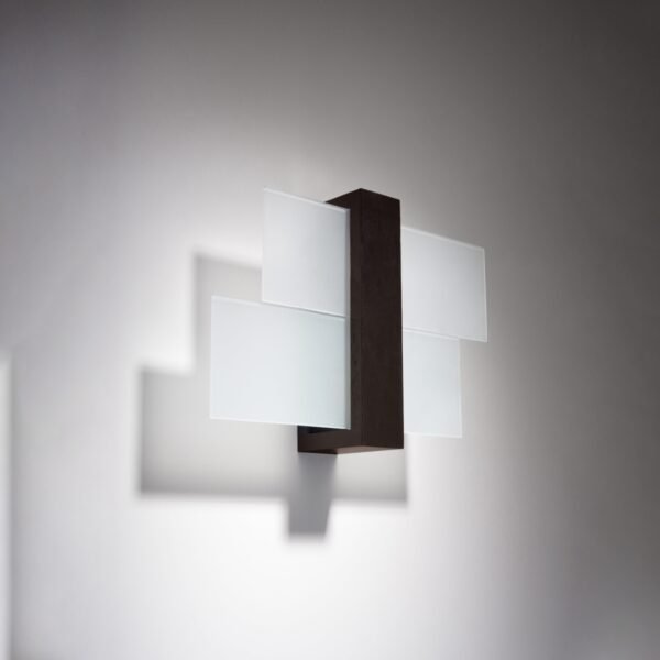 Wall Lamp Feniks 1 Wenge Modern Indoor Wall Lights Great Lighting UK Ltd