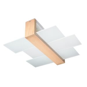 Ceiling Lamp Feniks 2 Natural Wood Modern Ceiling Lights Great Lighting UK Ltd