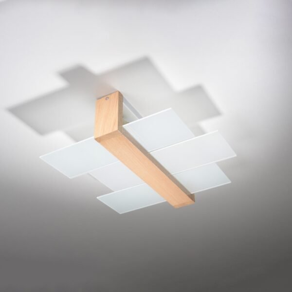 Ceiling Lamp Feniks 2 Natural Wood Modern Ceiling Lights Great Lighting UK Ltd