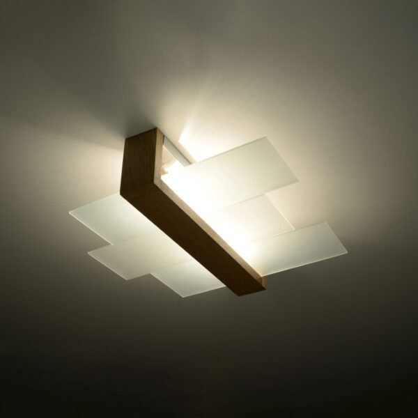 Ceiling Lamp Feniks 2 Natural Wood Modern Ceiling Lights Great Lighting UK Ltd