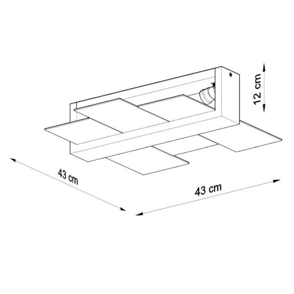 Ceiling Lamp Feniks 2 White Modern Ceiling Lights Great Lighting UK Ltd