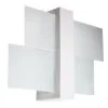 Feniks Wall Light - White Wood Panel Wall Lights Great Lighting UK Ltd