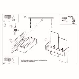 Feniks Wall Light - White Wood Panel Wall Lights Great Lighting UK Ltd