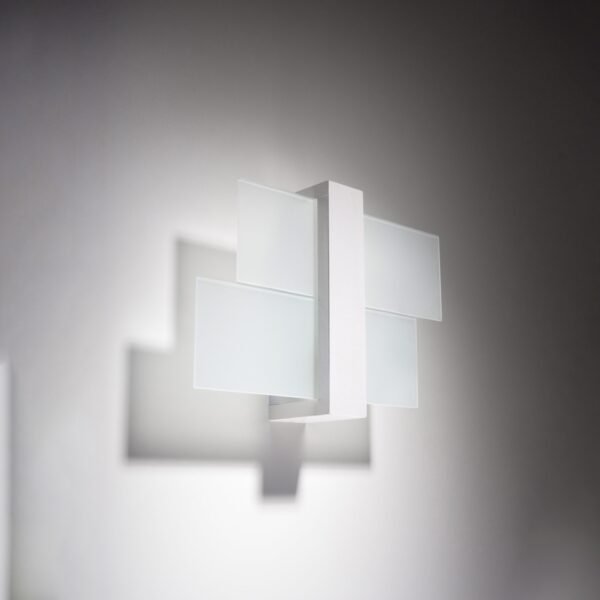 Wall Lamp Feniks 1 White Modern Indoor Wall Lights Great Lighting UK Ltd
