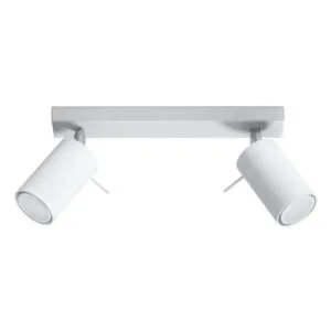 Ring Two Light White Kitchen Spotlight Bar 2 Light Spotlight Great Lighting UK Ltd