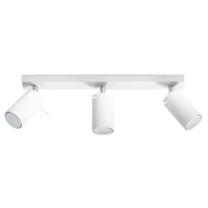 Ring Three Light White Kitchen Spotlight Bar 3 Light Spotlights Great Lighting UK Ltd