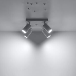 Ceiling Lamp Ring 4 White Cluster Ceiling Lights Great Lighting UK Ltd
