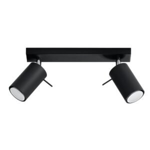 Ceiling Lamp Ring 2 Black Modern Ceiling Lights Great Lighting UK Ltd