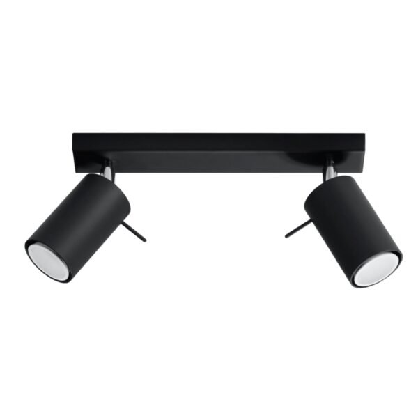 Ceiling Lamp Ring 2 Black Modern Ceiling Lights Great Lighting UK Ltd