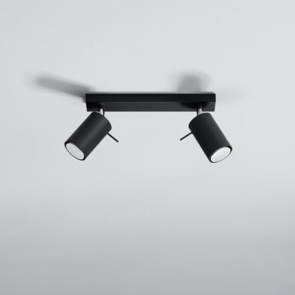 Ceiling Lamp Ring 2 Black Modern Ceiling Lights Great Lighting UK Ltd